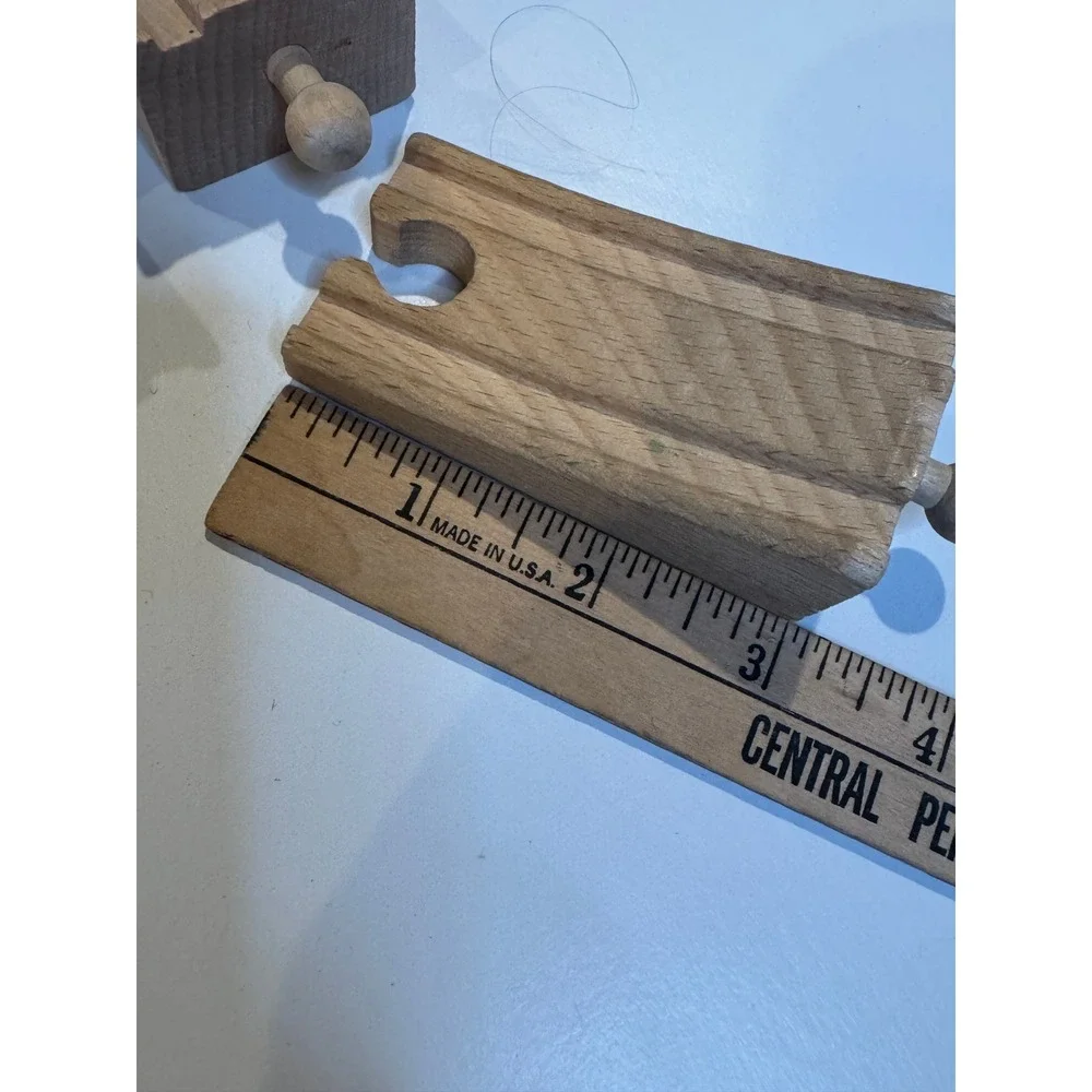 Vintage BRIO Wooden Train Track Lot Curved‎ Track Pieces Replacement Parts